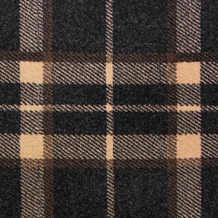 Dark Grey and Cream 26 Tartan Wilton