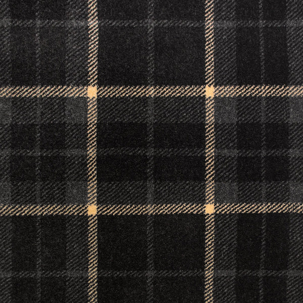 Black Cream 29 Tartan Wilton Carpet