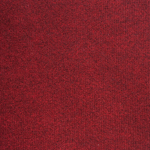 Red Canterbury Ribbed Gel Backed Carpet