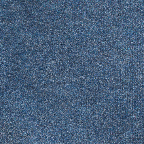 Denim Blue Canterbury Ribbed Gel Backed Carpet