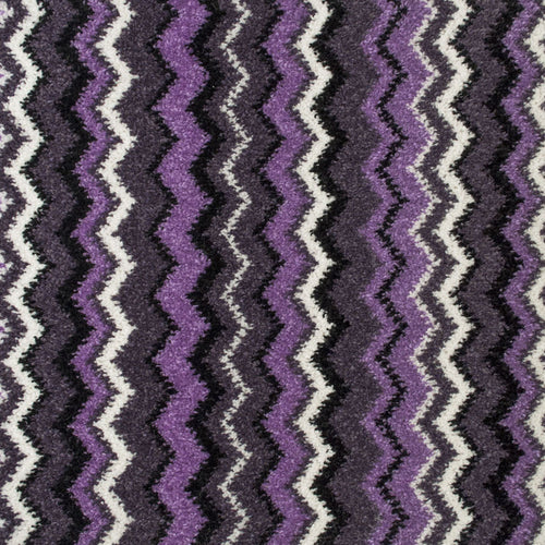 Purple Zig Zag Carpet