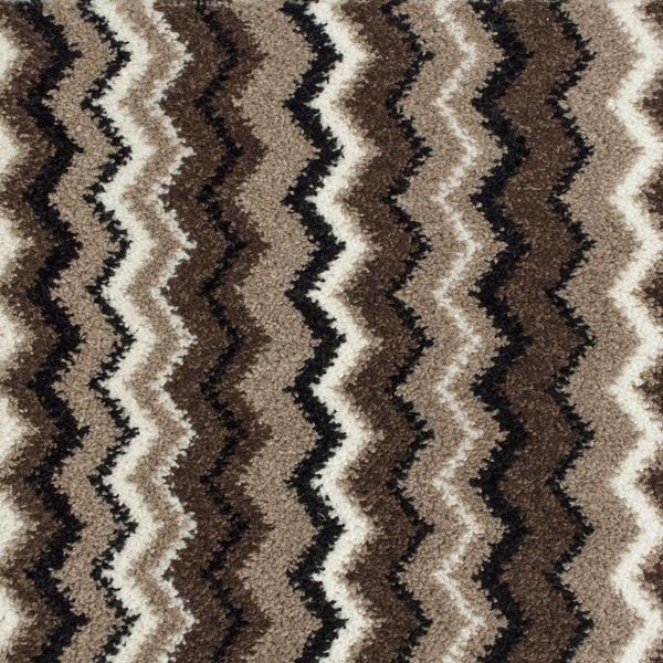 Brown Zig Zag Carpet