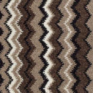 Brown Zig Zag Carpet