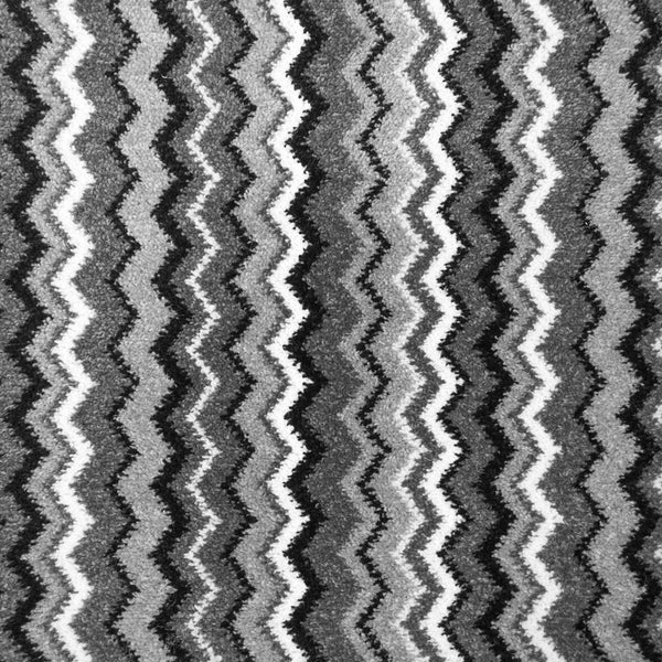 Grey Zig Zag Carpet