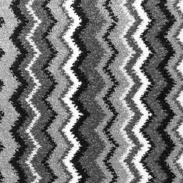 Grey Zig Zag Carpet